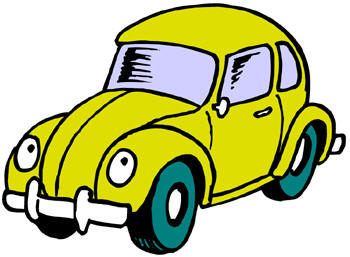 car Volkswagen cartoon